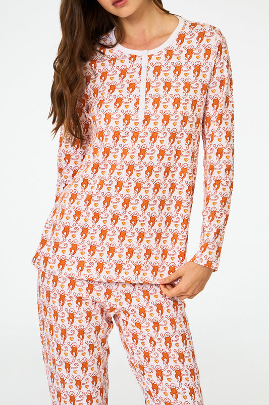 Campus Lovely Monkey Pajamas view 2