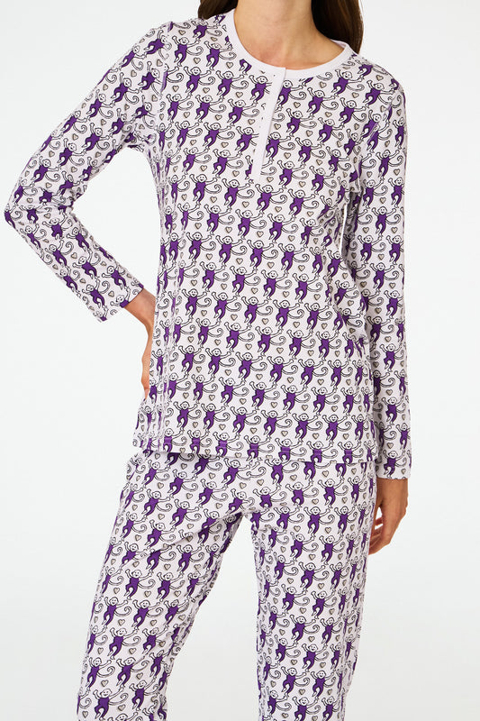 Campus Lovely Monkey Pajamas view 2