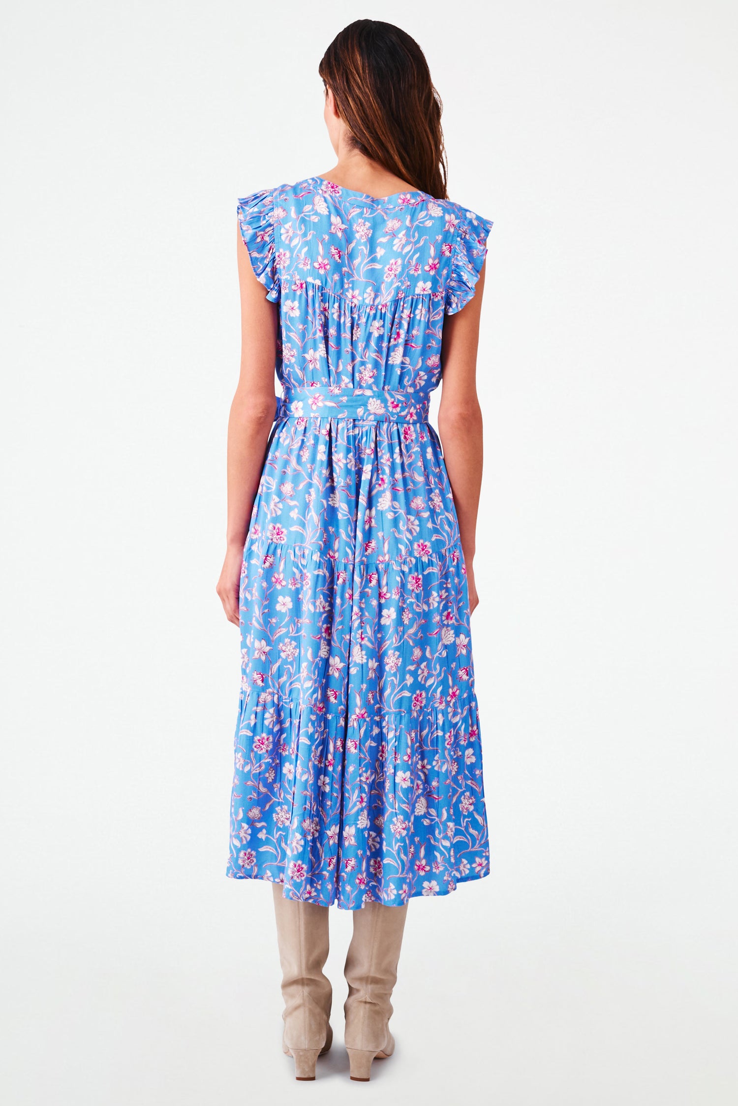 Roller Rabbit Delft Floral Paulina Dress