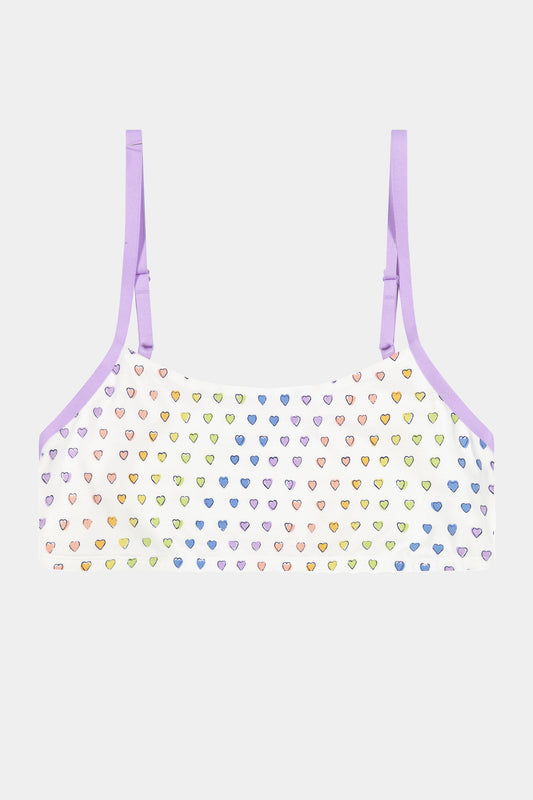 Roller Rabbit Disco Hearts Grove Bralette