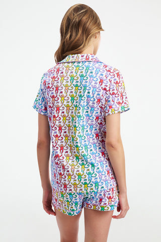 Disco Monkey Polo Pajamas