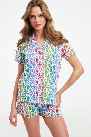 Disco Monkey Polo Pajamas