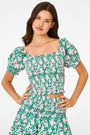 Roller Rabbit Endah Floral Marie Top