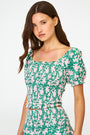 Endah Floral Marie Top