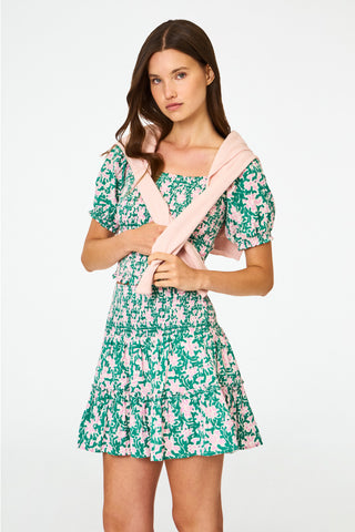 Endah Floral Marie Top
