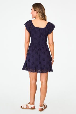 Eyelet Pipette Dress