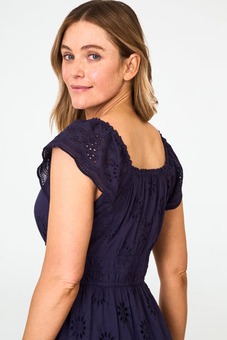 Eyelet Pipette Dress