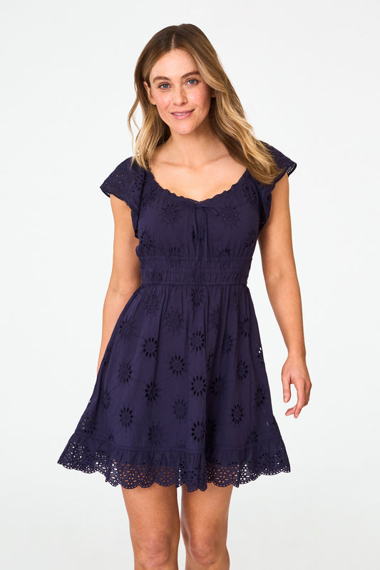 Eyelet Pipette Dress view 1
