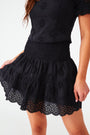 Roller Rabbit Black Eyelet Riki Skirt