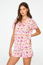 Roller Rabbit Orange Fall-A-Palooza Polo Pajamas