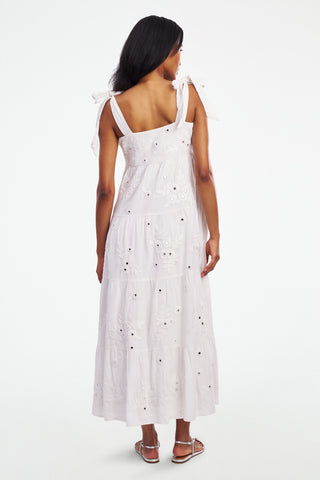 Gloriosa Embroidery Ester Dress