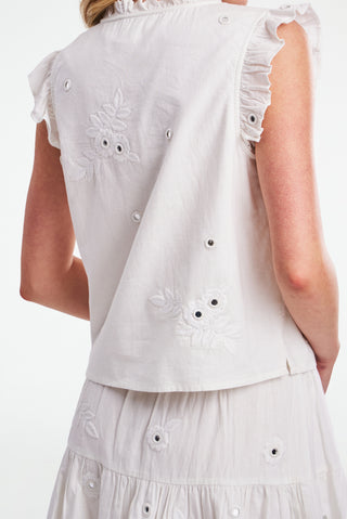Gloriosa Embroidery Steffie Top