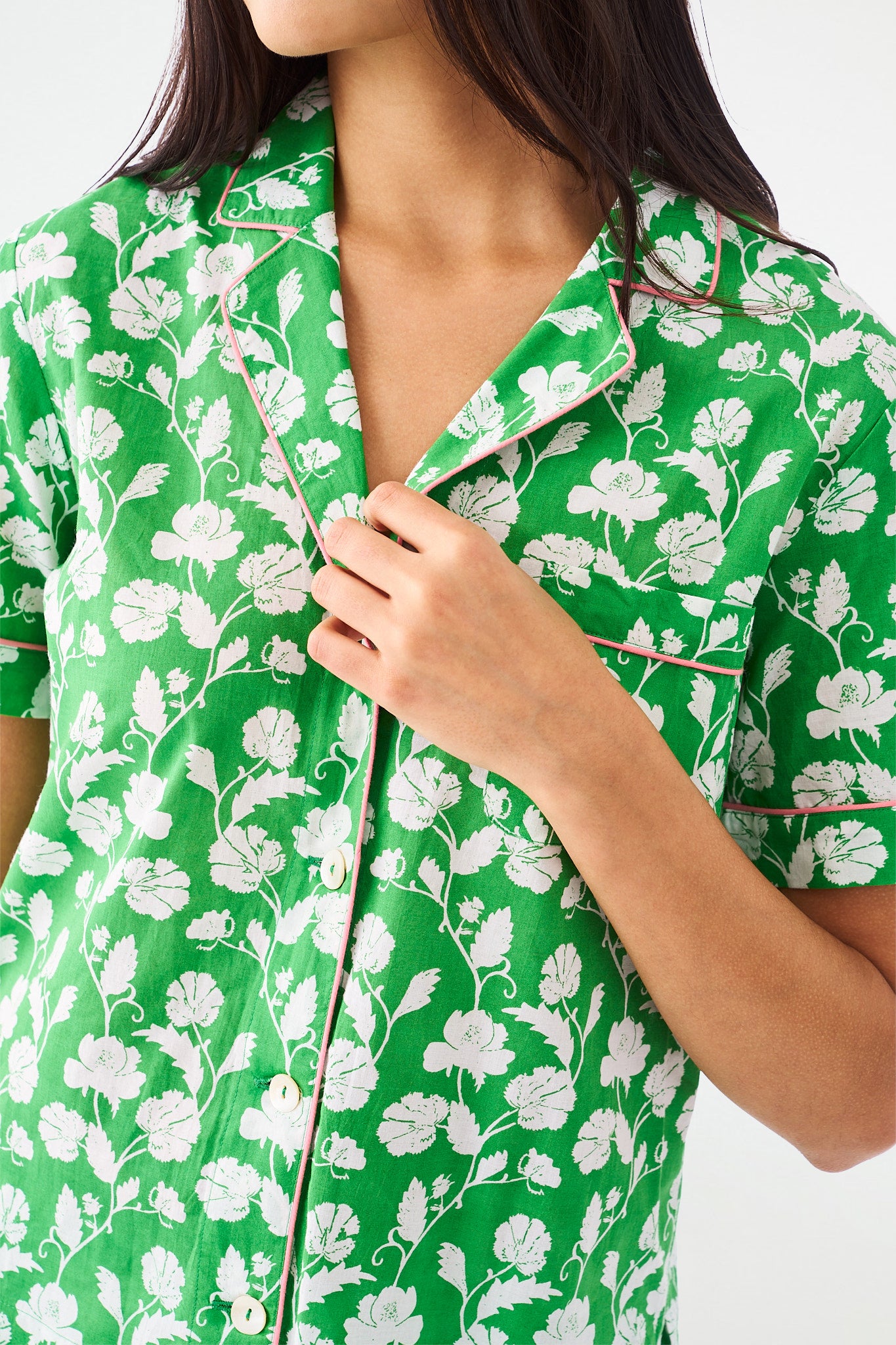 Roller Rabbit Cardoon Vine Liza Set Green 