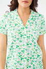 Roller Rabbit Painted Shamrock Polo Pajamas Green