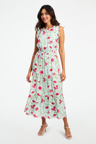 Roller Rabbit Greta Floral Swirl Milani Dress