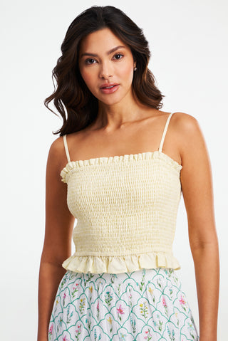 Roller Rabbit Yellow Hali Top