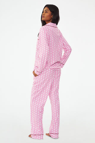 Womens Pink Elephant Pajamas