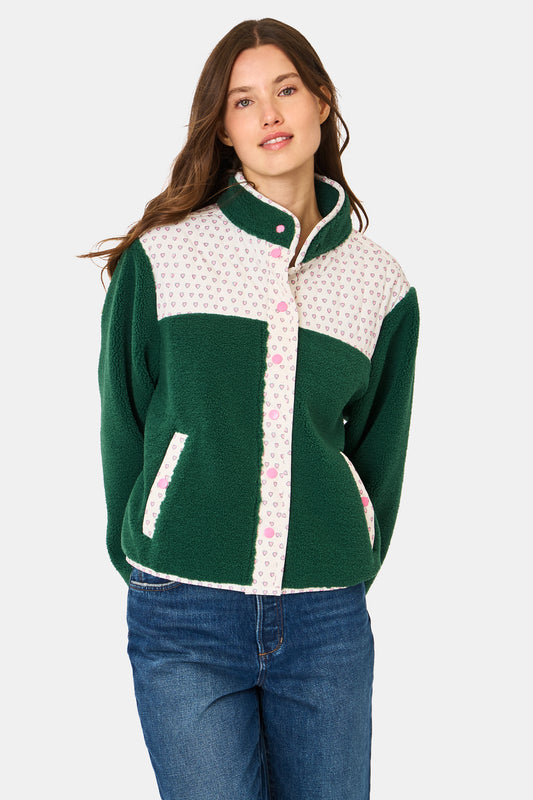 Roller Rabbit Hearts Lizzie Fleece Jacket view 2
