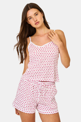 Roller Rabbit Pink Hearts Mischa Tank Set