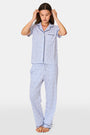 Roller Rabbit Womens Blue Hearts Fiora Pajamas