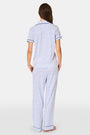 Roller Rabbit Womens Blue Hearts Fiora Pajamas