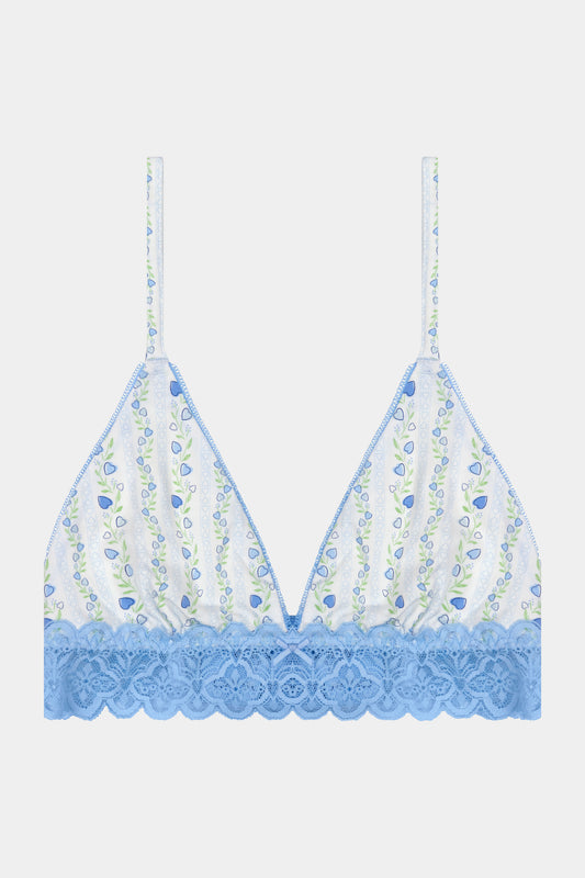 Roller Rabbit  Blue Hearts Vine Mercer Bralette