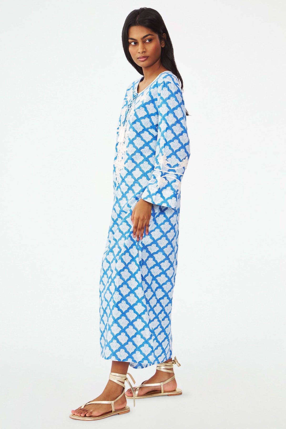 maxi wrap dresses Molly Bracken - MAXI FAKE WRAP Dress