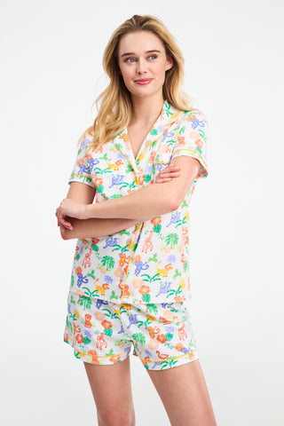 Jungle Party Polo Pajamas