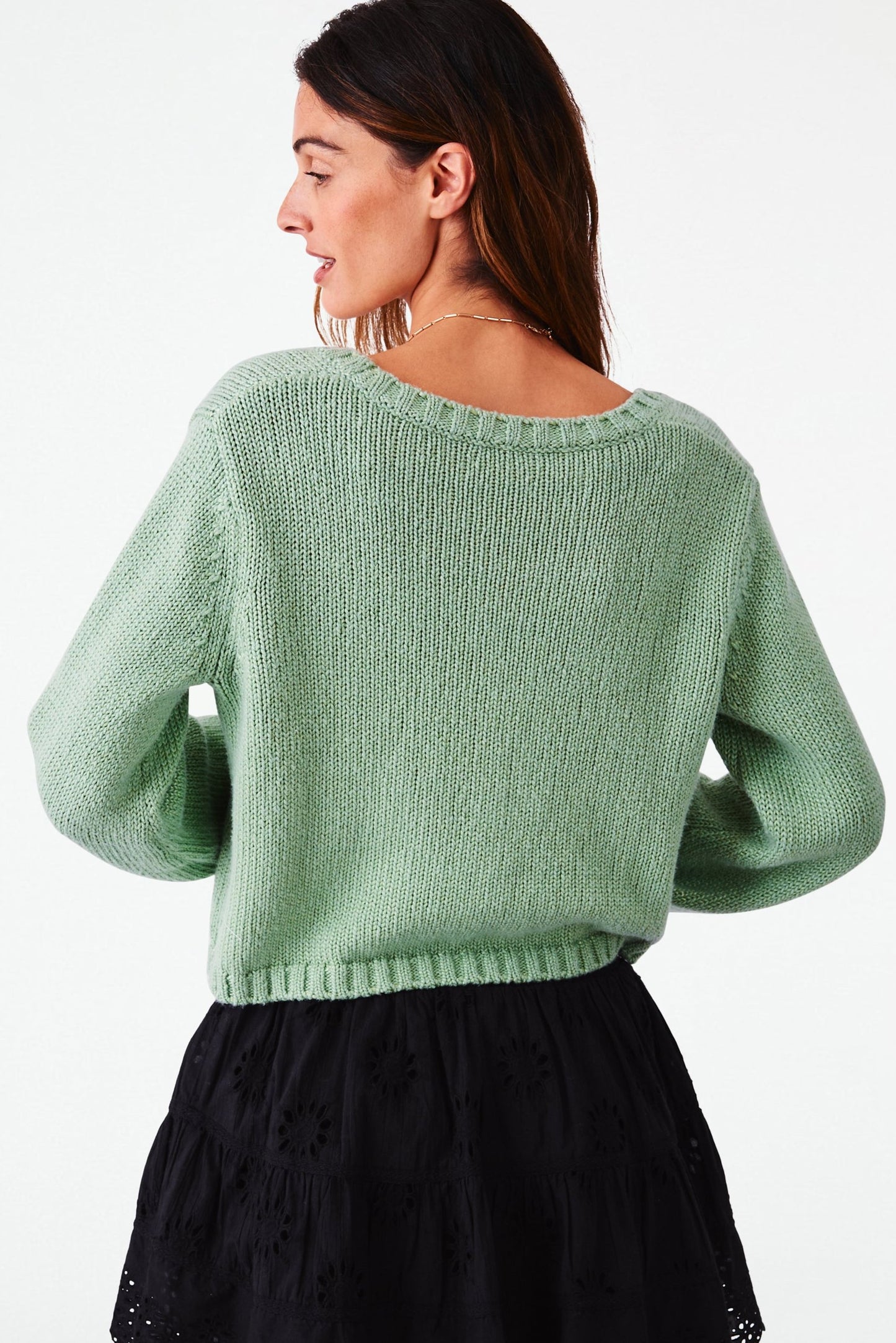 Roller Rabbit Sage Wylie Cardigan