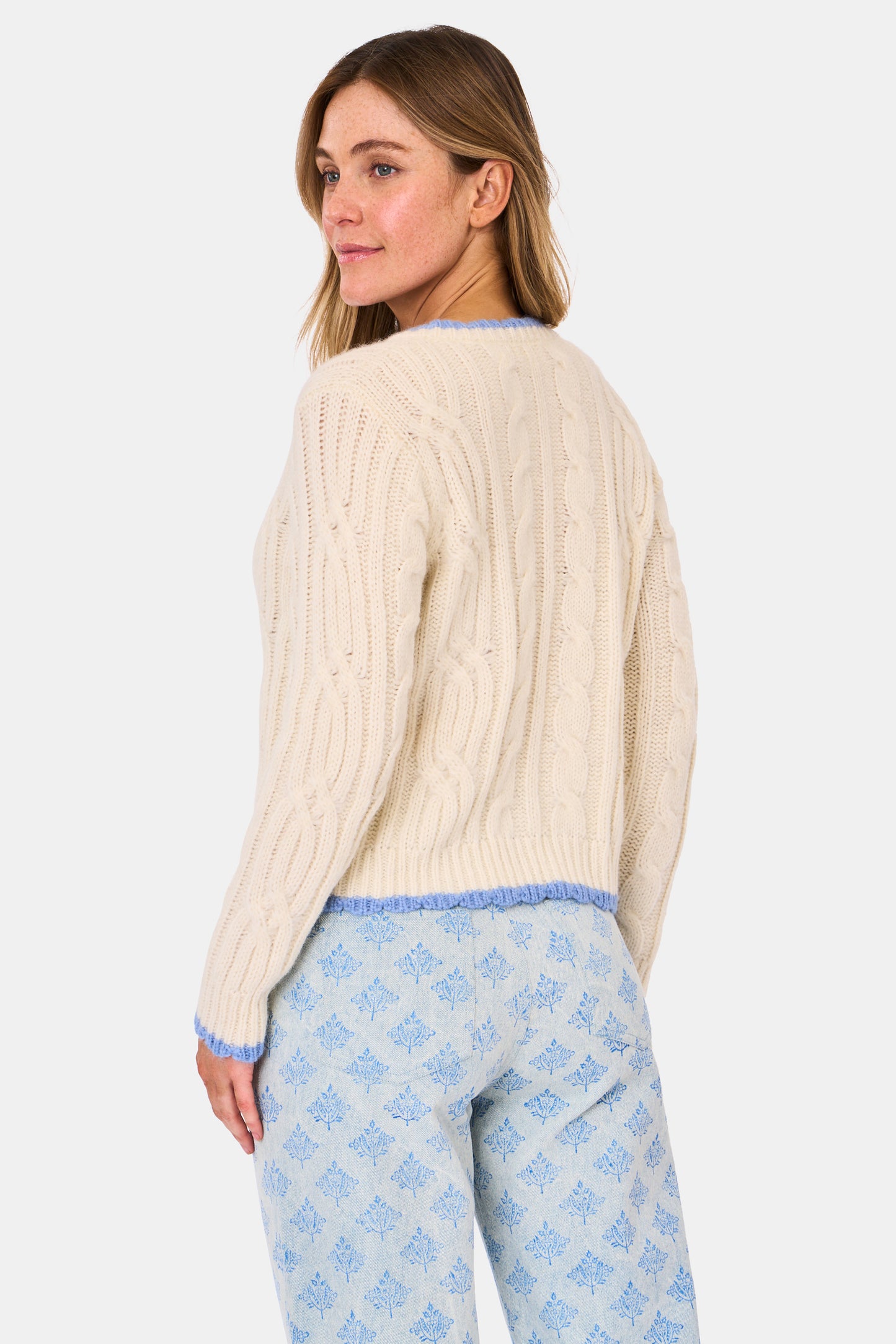Rosella Cable Knit Cardigan view 3