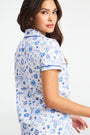 Roller Rabbit Blue Latte Lane Polo Pajamas