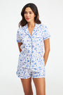 Roller Rabbit Blue Latte Lane Polo Pajamas