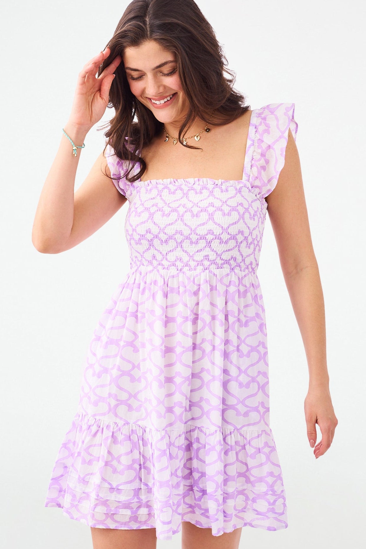 Roller Rabbit Big Cata Drew Dress Lavender view 1