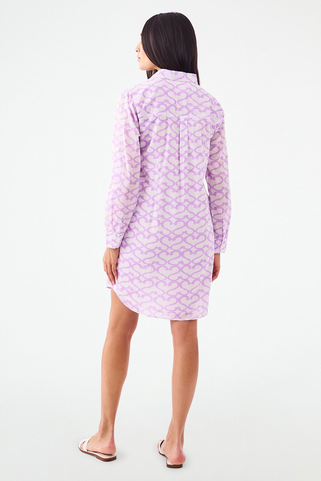 Roller Rabbit Big Cata Shirt Dress Lavender 