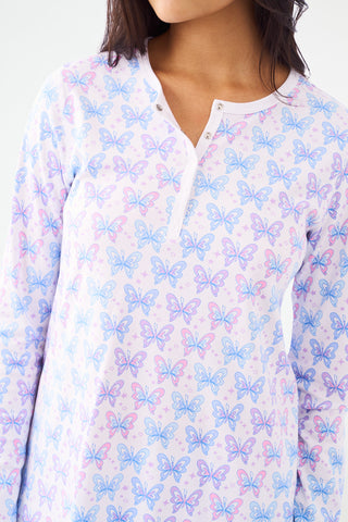 Roller Rabbit Flutter Pajamas Lavender 