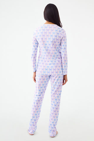 Roller Rabbit Flutter Pajamas Lavender 