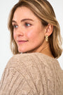 Roller Rabbit Gold Leona Heart Earrings
