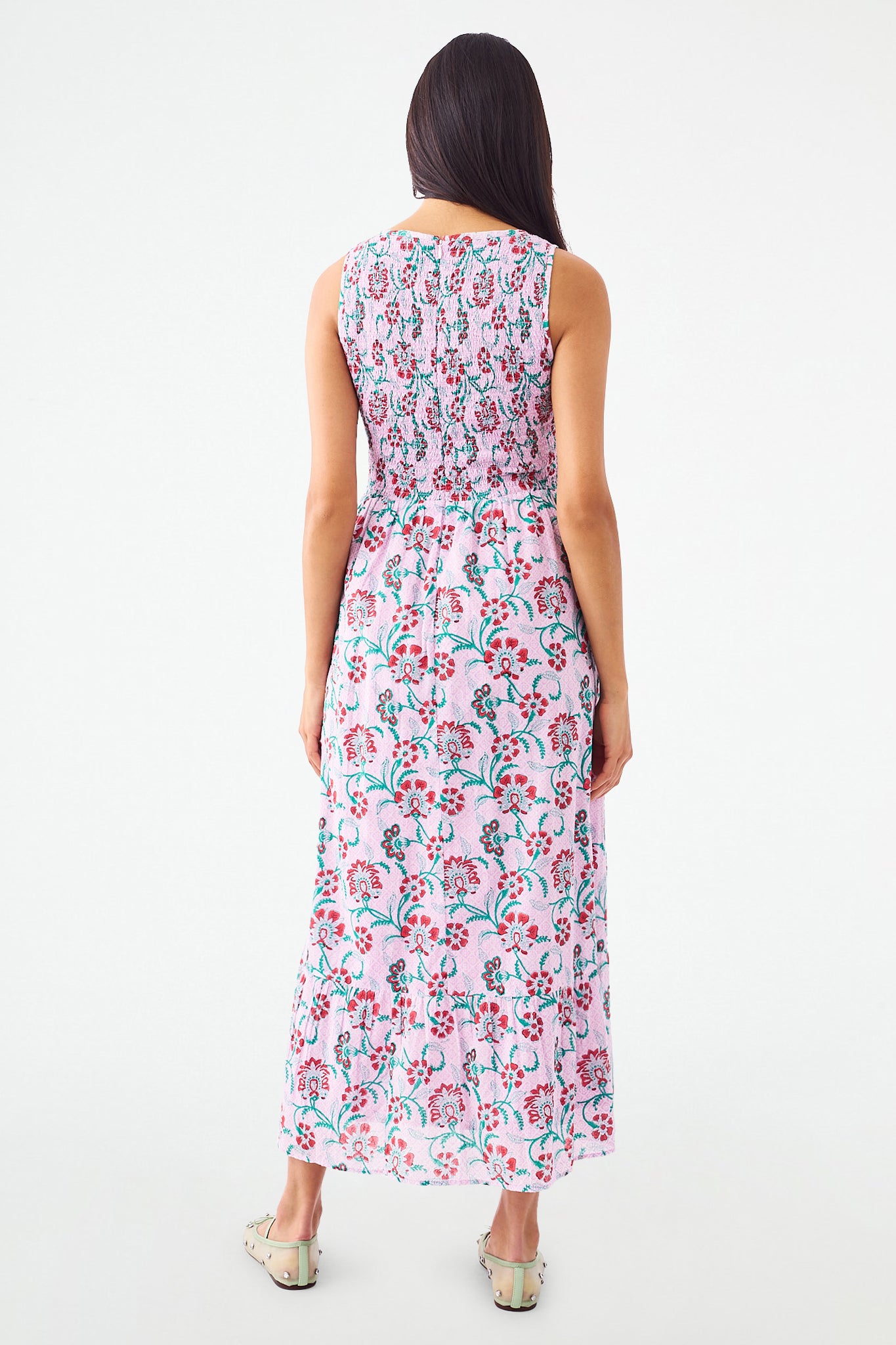 Roller Rabbit Tulsi Floral Emily Dress Lilac view 4