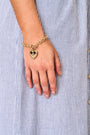 Roller Rabbit Gold Lovely Locket Bracelet