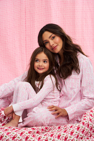 Lovely Monkey Long Sleeve Polo Pajamas