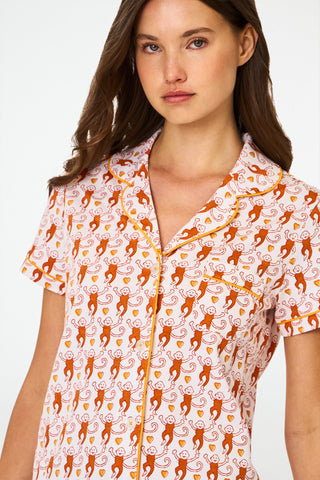 Campus Lovely Monkey Polo Pajamas