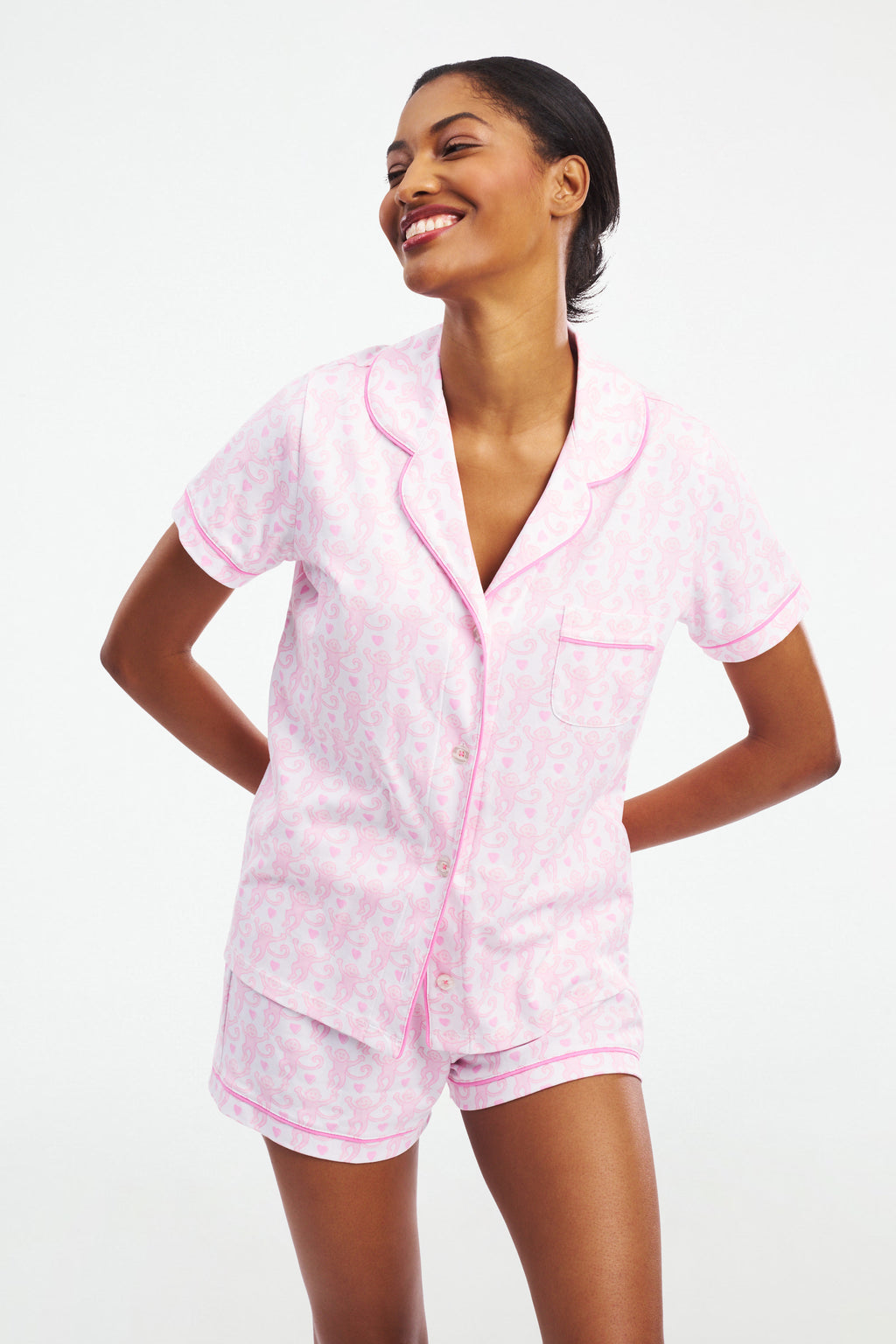 Lovely Monkey Polo Pajamas | Roller Rabbit