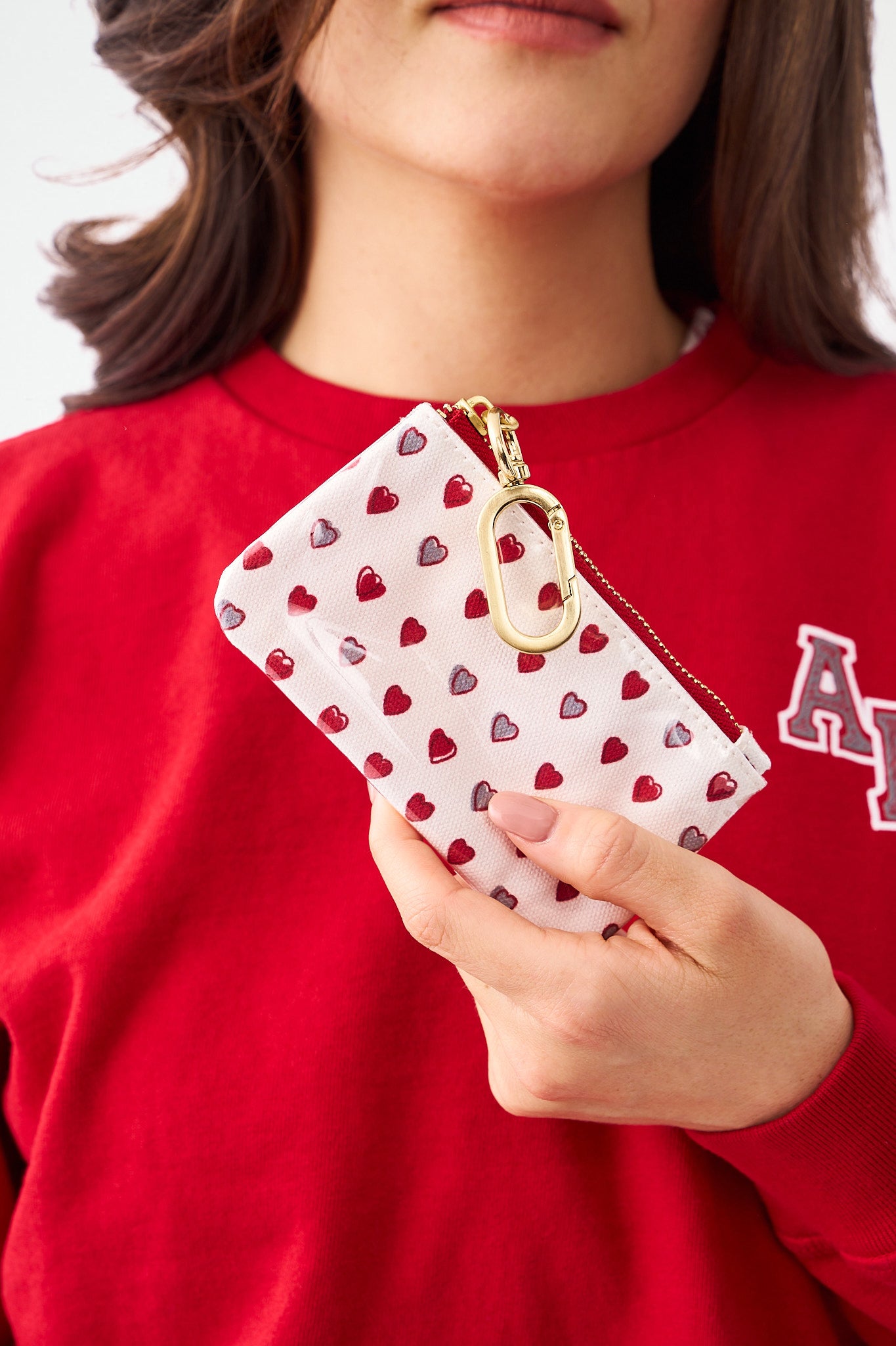 Roller Rabbit Hearts Coin Pouch