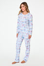 Roller Rabbit Blue Paris Monkey Pajamas