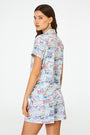 Roller Rabbit Blue Paris Monkey Polo Pajamas