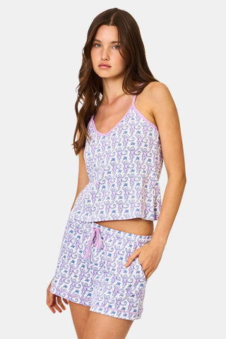 Roller Rabbit Lavender Monkey Mischa Set