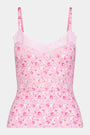 Roller Rabbit Pink Monkey Rosette Perry Cami