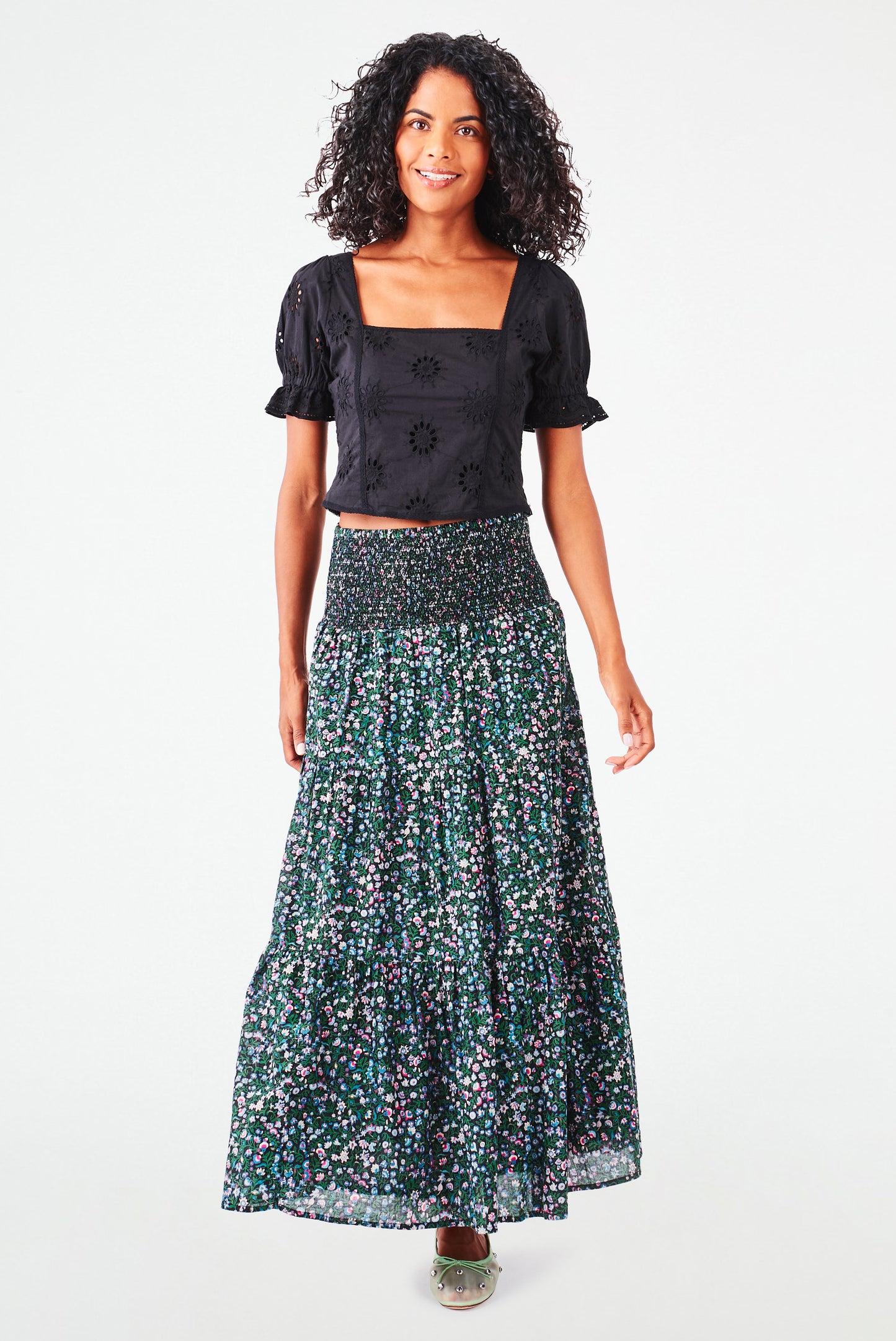 Roller Rabbit Moonflower Nikki Skirt