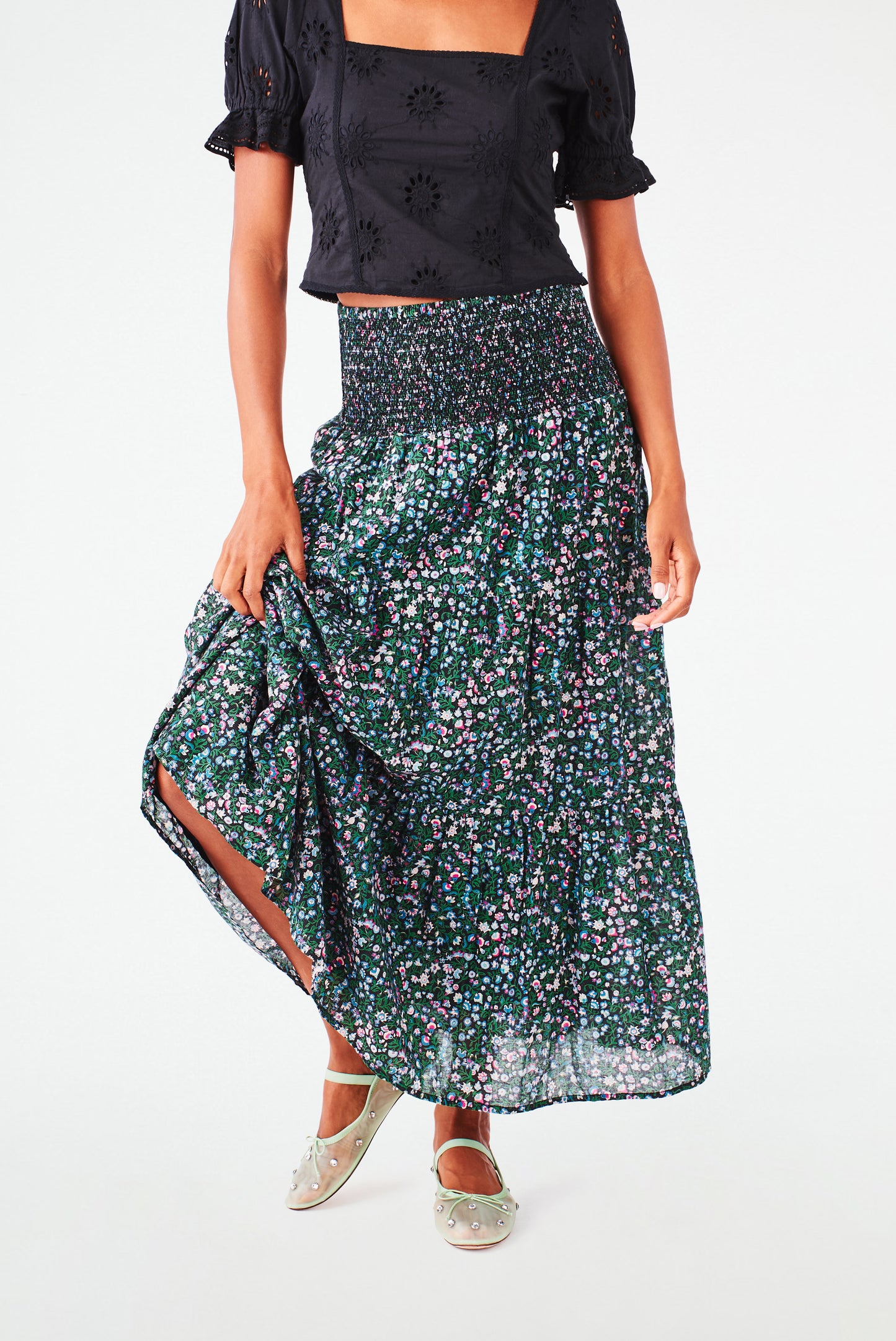 Roller Rabbit Moonflower Nikki Skirt