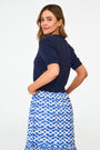 Roller Rabbit Navy Nadia Sweater